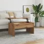 Mesa de centro madera ingeniería roble artisan 80x50,5x41,5 cm de , Mesas de centro - Ref: Foro24-856931, Precio: 82,10 €, De...