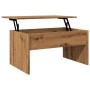 Mesa de centro madera ingeniería roble artisan 80x50,5x41,5 cm de , Mesas de centro - Ref: Foro24-856931, Precio: 84,01 €, De...