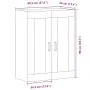 Aparador de madera de ingeniería envejecida 69,5x34x90 cm de , Aparadores - Ref: Foro24-857308, Precio: 79,64 €, Descuento: %