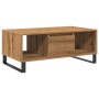 Mesa de centro madera de ingeniería roble artisan 90x50x36,5 cm de , Mesas de centro - Ref: Foro24-857341, Precio: 103,37 €, ...