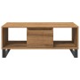 Mesa de centro madera de ingeniería roble artisan 90x50x36,5 cm de , Mesas de centro - Ref: Foro24-857341, Precio: 103,37 €, ...