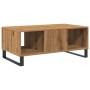Mesa de centro madera de ingeniería roble artisan 90x50x36,5 cm de , Mesas de centro - Ref: Foro24-857341, Precio: 103,37 €, ...