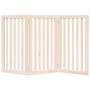 Puerta para perros plegable 3 paneles madera de álamo 150 cm de , Casetas y cercados para perros - Ref: Foro24-352238, Precio...