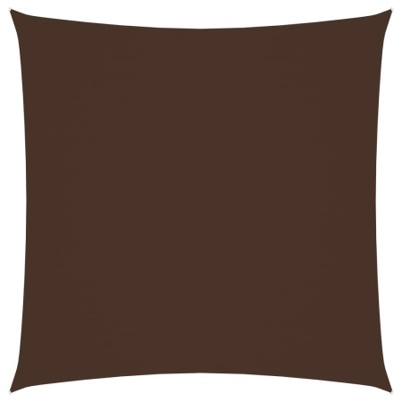 Toldo de vela cuadrado tela Oxford marrón 7x7 m de vidaXL, Sombrillas - Ref: Foro24-135803, Precio: 133,83 €, Descuento: %