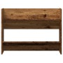 Zapatero de pared madera de ingeniería envejecida 80x18x60 cm de , Zapateros y organizadores de calzado - Ref: Foro24-856542,...