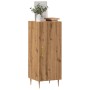 Aparador madera de ingeniería roble artisan 34,5x34x90 cm de , Aparadores - Ref: Foro24-857184, Precio: 69,87 €, Descuento: %
