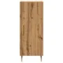Aparador madera de ingeniería roble artisan 34,5x34x90 cm de , Aparadores - Ref: Foro24-857184, Precio: 68,81 €, Descuento: %