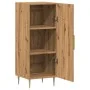 Aparador madera de ingeniería roble artisan 34,5x34x90 cm de , Aparadores - Ref: Foro24-857184, Precio: 68,81 €, Descuento: %