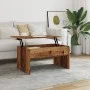 Mesa de centro madera de ingeniería envejecida 80x50,5x41,5 cm de , Mesas de centro - Ref: Foro24-856930, Precio: 73,53 €, De...