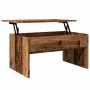 Mesa de centro madera de ingeniería envejecida 80x50,5x41,5 cm de , Mesas de centro - Ref: Foro24-856930, Precio: 73,53 €, De...