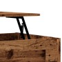Mesa de centro madera de ingeniería envejecida 80x50,5x41,5 cm de , Mesas de centro - Ref: Foro24-856930, Precio: 74,85 €, De...