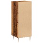 Aparador de madera de ingeniería envejecida 34,5x34x90 cm de , Aparadores - Ref: Foro24-857183, Precio: 66,25 €, Descuento: %