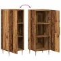 Aparador de madera de ingeniería envejecida 34,5x34x90 cm de , Aparadores - Ref: Foro24-857183, Precio: 65,19 €, Descuento: %