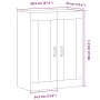 Armario de pared madera ingeniería roble artisan 69,5x34x90 cm de , Aparadores - Ref: Foro24-857309, Precio: 83,15 €, Descuen...