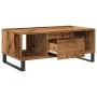 Mesa de centro madera de ingeniería envejecida 90x50x36,5 cm de , Mesas de centro - Ref: Foro24-857340, Precio: 73,33 €, Desc...