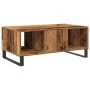 Mesa de centro madera de ingeniería envejecida 90x50x36,5 cm de , Mesas de centro - Ref: Foro24-857340, Precio: 73,33 €, Desc...