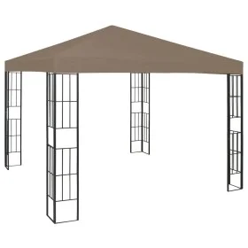 Cenador gris taupe 3x3 m de , Carpas y cenadores - Ref: Foro24-312257, Precio: 236,24 €, Descuento: %