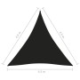 Toldo de vela triangular tela Oxford negro 4,5x4,5x4,5 m de vidaXL, Sombrillas - Ref: Foro24-135783, Precio: 38,60 €, Descuen...