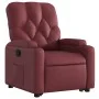 Reclining and lift-up armchair in artificial red wine leather. by , Armchairs - Ref: Foro24-3204776, Price: 283,72 €, Discoun...