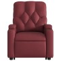 Sillón reclinable de masaje de pie cuero artificial rojo tinto de , Sillones - Ref: Foro24-3204783, Precio: 285,25 €, Descuen...