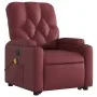 Sillón de masaje elevable eléctrico cuero artificial rojo tinto de , Sillones - Ref: Foro24-3204797, Precio: 320,49 €, Descue...