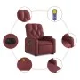 Sillón de masaje elevable eléctrico cuero artificial rojo tinto de , Sillones - Ref: Foro24-3204797, Precio: 320,49 €, Descue...