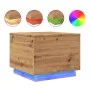 Artisan oak coffee table with LED lights 50x50x40 cm by , Coffee table - Ref: Foro24-857721, Price: 69,79 €, Discount: %
