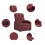 Sillón elevable eléctrico cuero artificial rojo tinto de , Sillones - Ref: Foro24-3204790, Precio: 334,08 €, Descuento: %