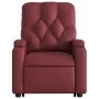 Sillón elevable eléctrico cuero artificial rojo tinto de , Sillones - Ref: Foro24-3204790, Precio: 334,08 €, Descuento: %