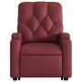 Sillón elevable eléctrico cuero artificial rojo tinto de , Sillones - Ref: Foro24-3204790, Precio: 320,64 €, Descuento: %
