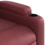 Sillón elevable eléctrico cuero artificial rojo tinto de , Sillones - Ref: Foro24-3204790, Precio: 320,64 €, Descuento: %
