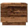 Mesa de centro con luces LED madera envejecida 50x50x40 cm de , Mesas de centro - Ref: Foro24-857720, Precio: 58,62 €, Descue...
