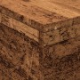 Mesa de centro con luces LED madera envejecida 50x50x40 cm de , Mesas de centro - Ref: Foro24-857720, Precio: 58,62 €, Descue...