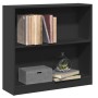 Estantería de madera contrachapada negro 80x24x75 cm de , Librerías y estanterías - Ref: Foro24-800892, Precio: 57,05 €, Desc...