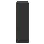 Estantería de madera contrachapada negro 80x24x75 cm de , Librerías y estanterías - Ref: Foro24-800892, Precio: 57,05 €, Desc...