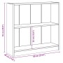 Estantería de madera contrachapada negro 80x24x75 cm de , Librerías y estanterías - Ref: Foro24-800892, Precio: 57,05 €, Desc...