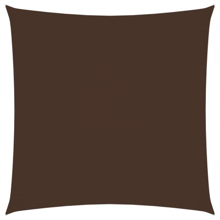Toldo de vela cuadrado tela Oxford marrón 6x6 m de vidaXL, Sombrillas - Ref: Foro24-135802, Precio: 106,23 €, Descuento: %