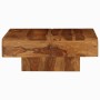 Mesa de centro de madera maciza de acacia 80x80x30 cm en Mesas de centro | Comprar online en Foru.es