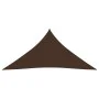 Toldo de vela triangular tela Oxford marrón 4x5x5 m de vidaXL, Sombrillas - Ref: Foro24-135839, Precio: 36,01 €, Descuento: %