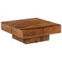 Mesa de centro de madera maciza de acacia 80x80x30 cm en Mesas de centro | Comprar online en Foru.es