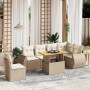 Set sofás de jardín 7 piezas y cojines ratán sintético beige de , Conjuntos de jardín - Ref: Foro24-3272220, Precio: 527,71 €...