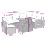 Set sofás de jardín 7 piezas y cojines ratán sintético beige de , Conjuntos de jardín - Ref: Foro24-3272220, Precio: 527,71 €...