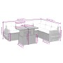 Set sofás de jardín 7 piezas y cojines ratán sintético beige de , Conjuntos de jardín - Ref: Foro24-3272213, Precio: 527,71 €...