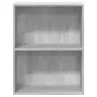 Estantería 2 niveles contrachapada gris hormigón 60x30x76,5cm de , Librerías y estanterías - Ref: Foro24-800967, Precio: 38,4...