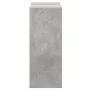 Estantería 2 niveles contrachapada gris hormigón 60x30x76,5cm de , Librerías y estanterías - Ref: Foro24-800967, Precio: 38,4...