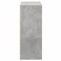 Estantería 2 niveles contrachapada gris hormigón 60x30x76,5cm de , Librerías y estanterías - Ref: Foro24-800967, Precio: 38,7...