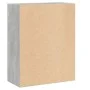 Estantería 2 niveles contrachapada gris hormigón 60x30x76,5cm de , Librerías y estanterías - Ref: Foro24-800967, Precio: 38,4...