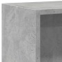 Estantería 2 niveles contrachapada gris hormigón 60x30x76,5cm de , Librerías y estanterías - Ref: Foro24-800967, Precio: 38,7...