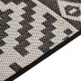 Alfombra de exterior de tejido plano rayas negras 140x200 cm von , Teppiche - Ref: Foro24-340852, Preis: 45,51 €, Rabatt: %