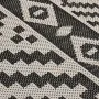 Alfombra de exterior de tejido plano rayas negras 140x200 cm von , Teppiche - Ref: Foro24-340852, Preis: 45,51 €, Rabatt: %